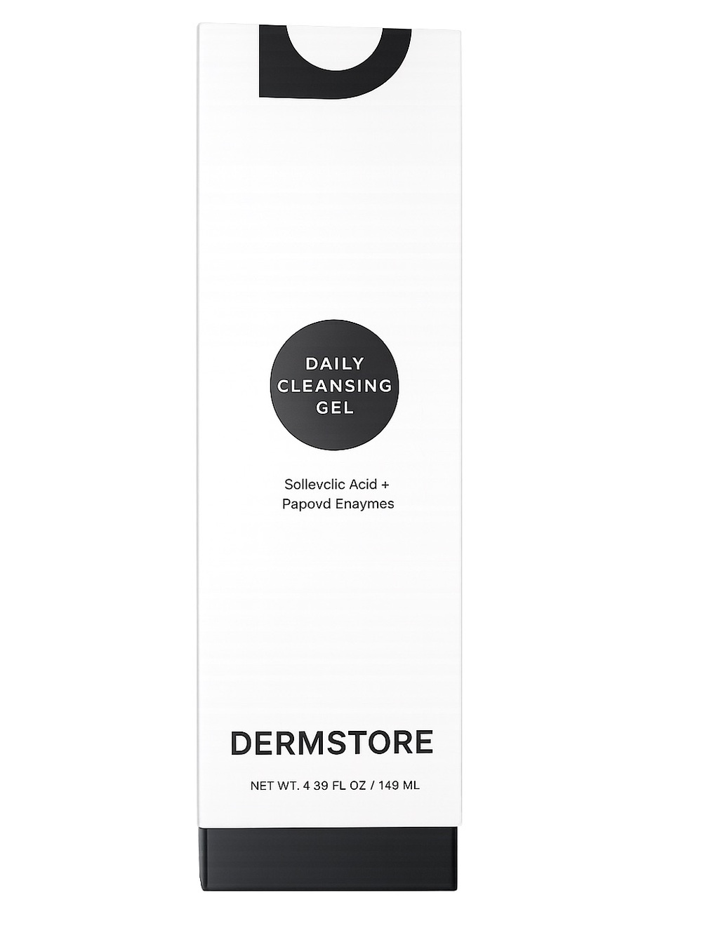 Dermstore Daily Cleansing Gel – White & Black
